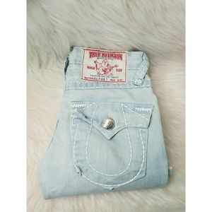 True Religion Billy Big T Light Wash Bootcut 26